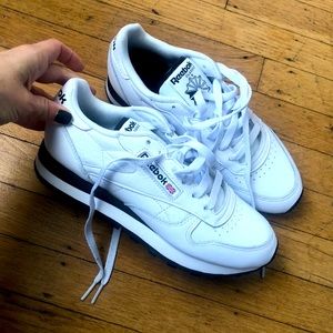 Reebok Classic leather lifestyle black / white